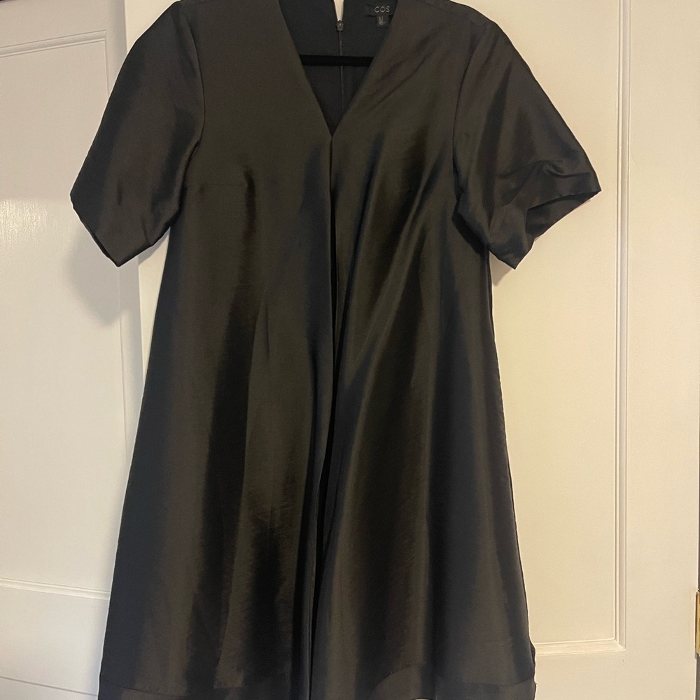 COS Black Textured Dress